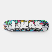 Lucas Graffiti Custom Personalisierte Coole Skateb Skateboard (Horizontal)