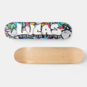 Lucas Graffiti Custom Personalisierte Coole Skateb Skateboard (Horizontal)