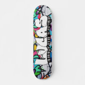 Lucas Graffiti Custom Personalisierte Coole Skateb Skateboard (Vorne)