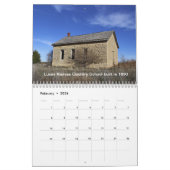 Lucas Kansas Landscapes Sunset Stone Post Calendar Kalender (Feb 2026)