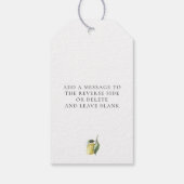 Lucas Limoncello Geschenkanhänger (Rückseite)