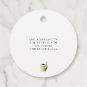 Lucas Limoncello Geschenkanhänger (Rückseite)