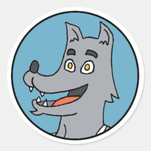 Lucas Mini Circle Aufkleber (Vorderseite)