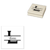 Lucas Name Briefmarke & Monogramm Briefmarke Gummistempel (Stempel)