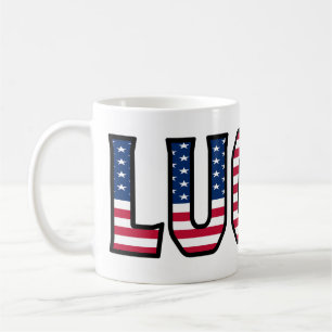 Lucas Name Vorname USA styled Tasse Kaffeetasse