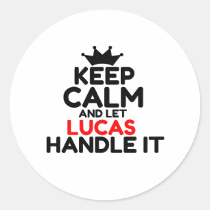 LUCAS RUNDER AUFKLEBER
