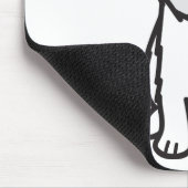 Lucas-Terrier-HundeCartoon Mousepad (Ecke)