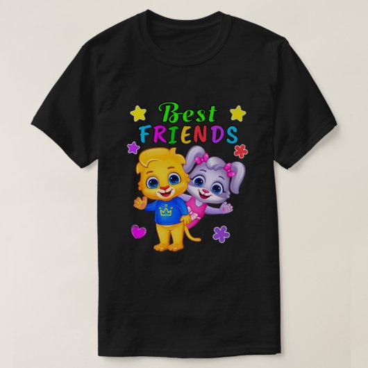 Lucas und Ruby Best Friends Forever von RV AppStud T-Shirt (Design vorne)
