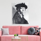 Lucas van Leyden Leinwanddruck (Insitu (Wohnzimmer))