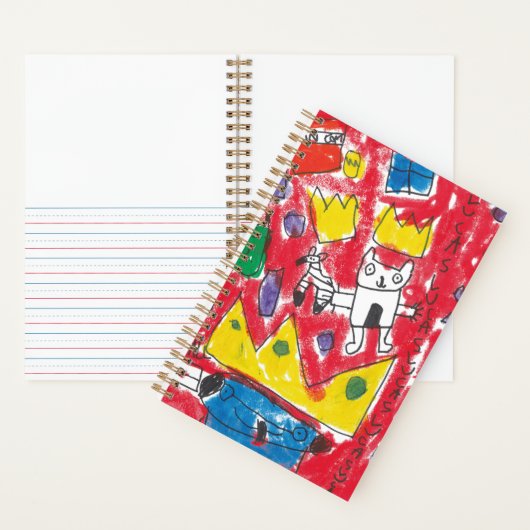Lucas's Basquiat inspiriert Notebook Notizblock (Innen)