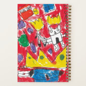 Lucas's Basquiat inspiriert Notebook Notizblock (Rückseite)