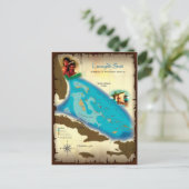 Lucayan Sea Postcard Postkarte (Stehend Vorderseite)