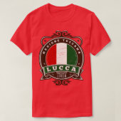 Lucca Italia Retro Style Design T-Shirt (Design vorne)