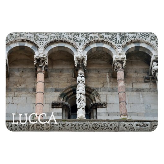Lucca, Italien Magnet (Horizontal)