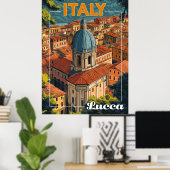 Lucca, Italien Poster (Heimbüro)