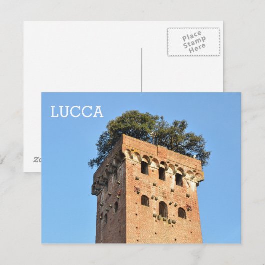 Lucca, Italien Postkarte (Vorne/Hinten)