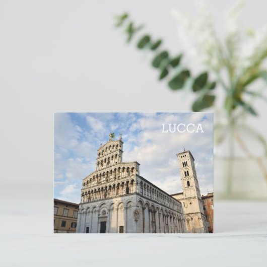 Lucca, Italien Postkarte (Stehend Vorderseite)