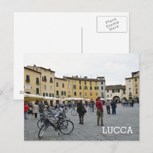 Lucca, Italien Postkarte (Vorne/Hinten)