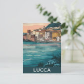 Lucca Italien Postkarte (Stehend Vorderseite)