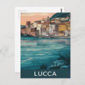 Lucca Italien Postkarte (Vorne/Hinten)