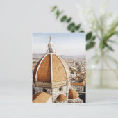 "Luce di Firenze" Der Duomo Italien Wasserfarbe Postkarte (Stehend Vorderseite)