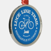 Luce Line Trail (Radfahren) Ornament Aus Metall (Rechts)