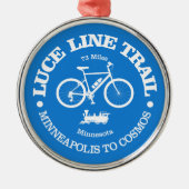 Luce Line Trail (Radfahren) Ornament Aus Metall (Vorne)