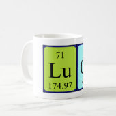 Luce Periodenname Tasse (Vorderseite Links)