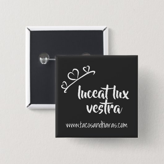 Luceat Lux Vestra button (Vorne & Hinten)