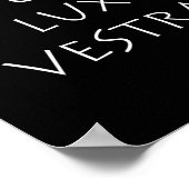 Luceat Lux vestra Poster (Ecke)