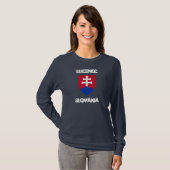Lucenec, Slowakei mit Wappen T-Shirt (Vorne ganz)