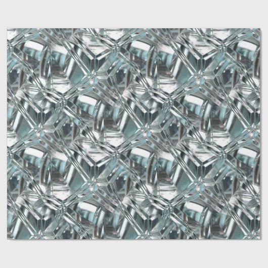 Lucent Sea Elegante Chic   Geschenkpapier (Flach)