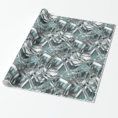 Lucent Sea Elegante Chic   Geschenkpapier (Ungerollt)