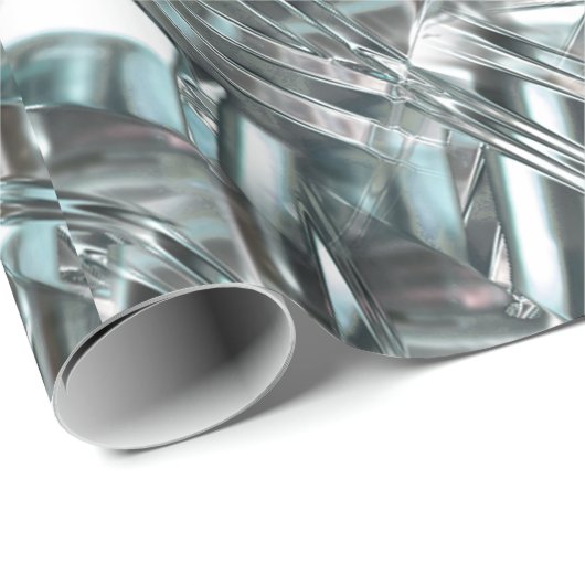 Lucent Sea Elegante Chic   Geschenkpapier (Rolleneckpunkt)