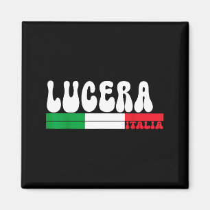 Lucera City Italia Vintage Italienflagge Für Reise Magnet