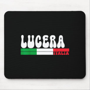 Lucera City Italia Vintage Italienflagge Für Reise Mousepad
