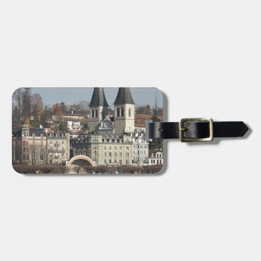 Lucern, die Schweiz Gepäckanhänger (Vorderseite horizontal)