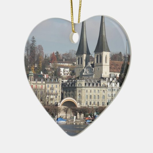 Lucern, die Schweiz Keramik Ornament (Links)