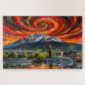 Lucerne Alpine: Gallery Edition Solar Vortex Puzzle (Horizontal)