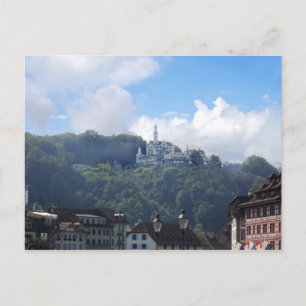 Lucerne Chateaux Gutsch Postcard Postkarte