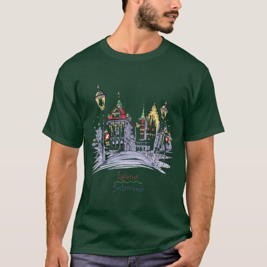 Lucerne Switzerland - T-Shirt (Vorderseite)