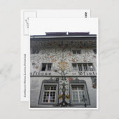 Lucerne zunfthaus postkarte (Vorne/Hinten)