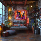 Luces y Sombras de Ciudad: Graffiti Metropolitano Poster