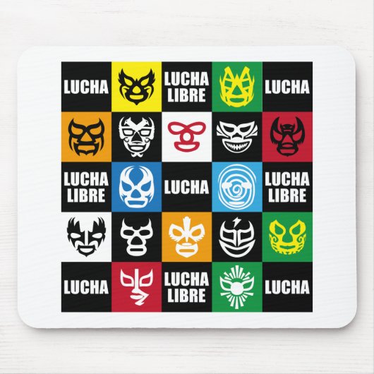 LUCHA#35c Mousepad (Vorne)