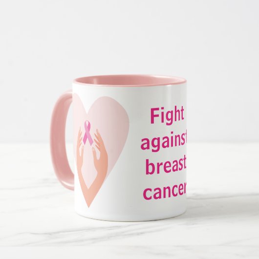 Lucha contra el cáncer de mama tasse (Vorderseite Links)