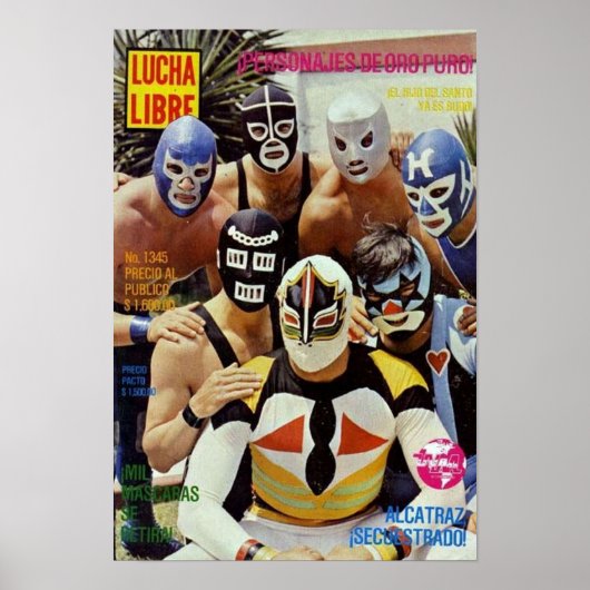Lucha Libra Group Shot Poster (Vorne)