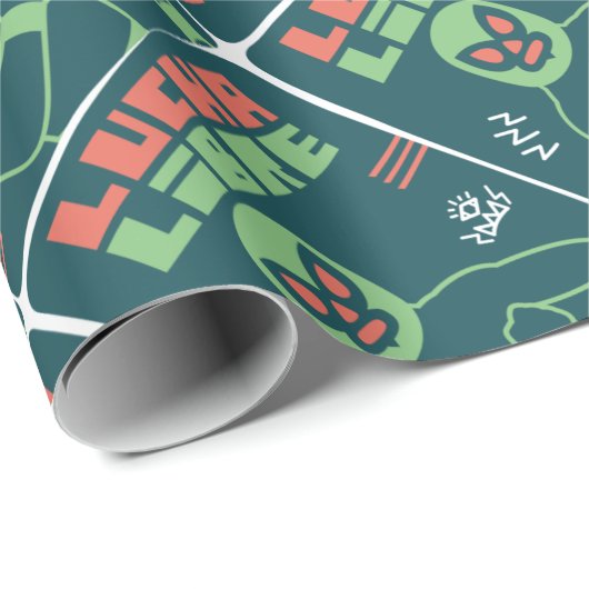 LUCHA LIBRE#120 GESCHENKPAPIER (Rolleneckpunkt)