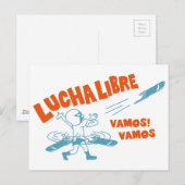 LUCHA LIBRE#28 POSTKARTE (Vorne/Hinten)