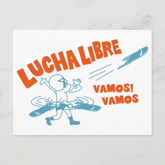LUCHA LIBRE#28 POSTKARTE (Vorderseite)