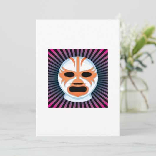 Lucha Libre 2 Einladung (Stehend Vorderseite)